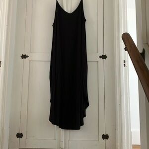 Elegant Black Sleeveless Dress XXL